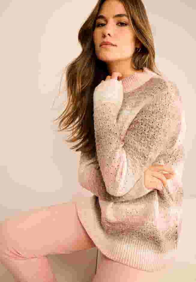 Plush Ombré Sweater image number 1