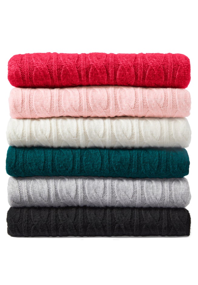 Plus Size Cozy Cable Sweater Tunic image number 1