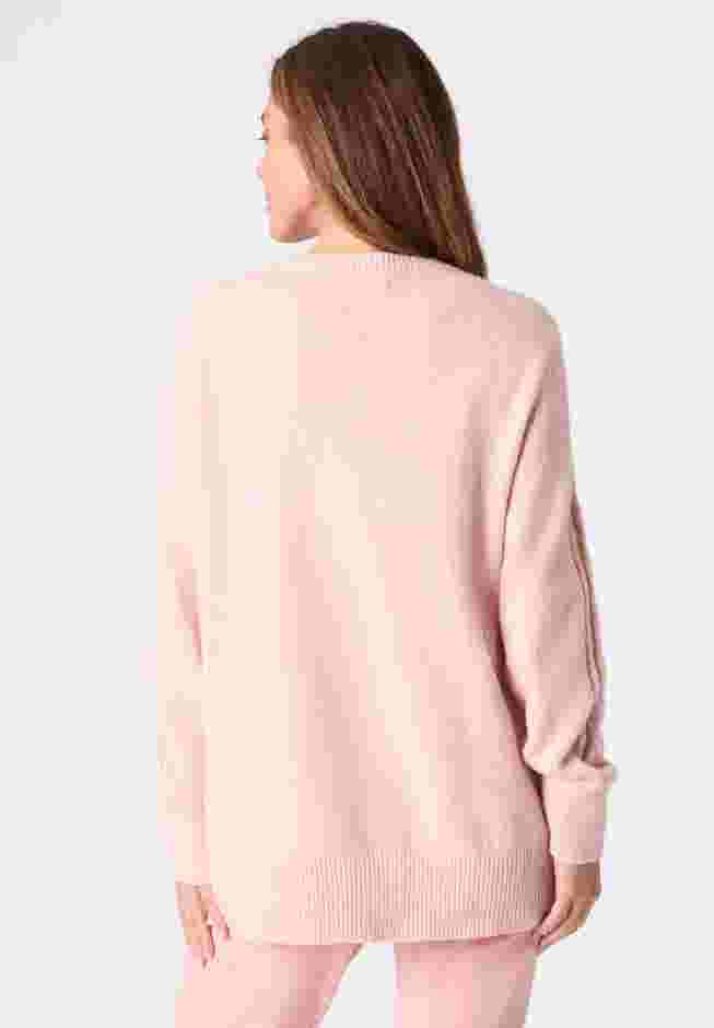 CashMORE Cable Sweater image number 1