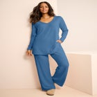 Brushed Rib Pant Set image number null