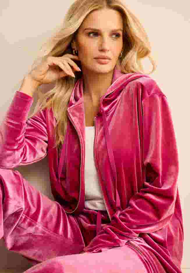 Velour Hoodie And Jogger Set image number 2