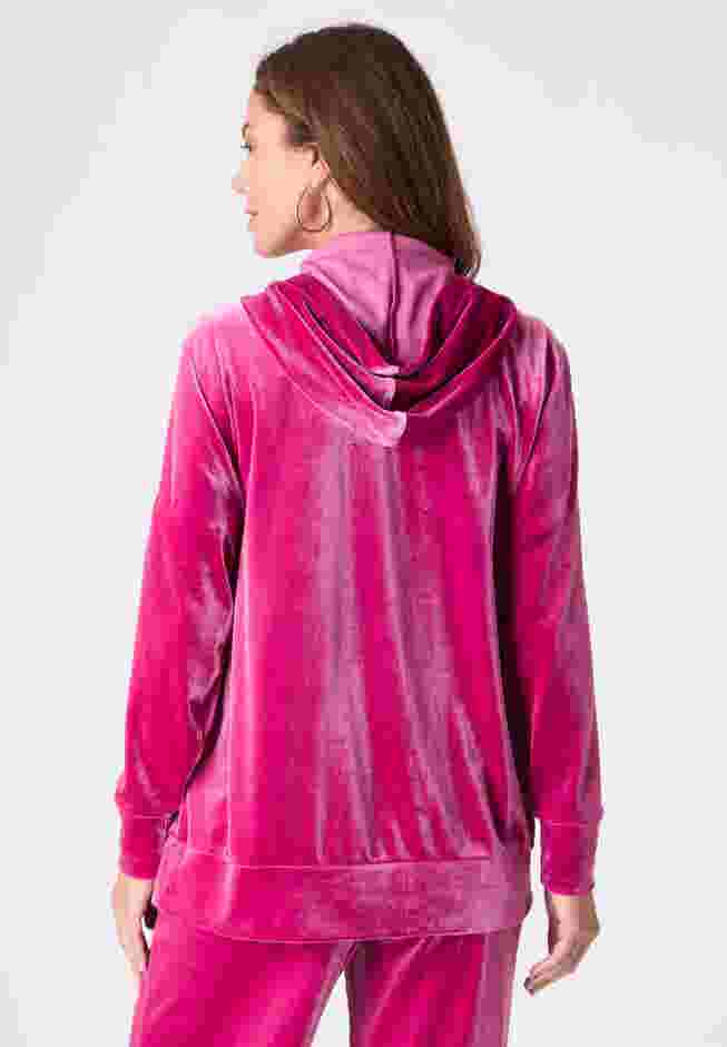 Velour Hoodie And Jogger Set image number 3