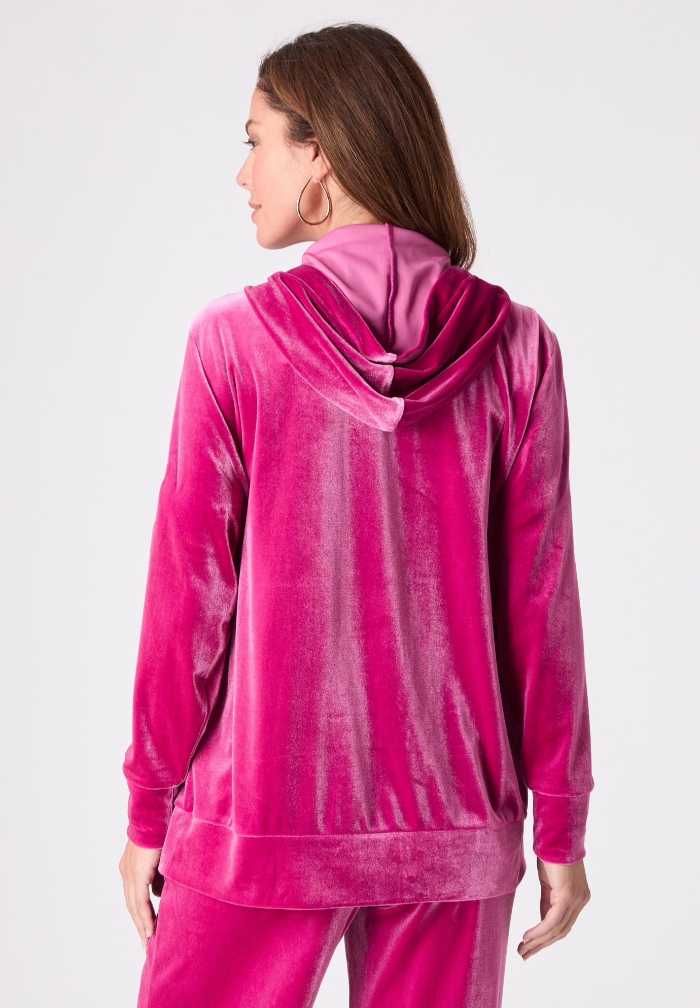 Velour Hoodie And Jogger Set image number 3