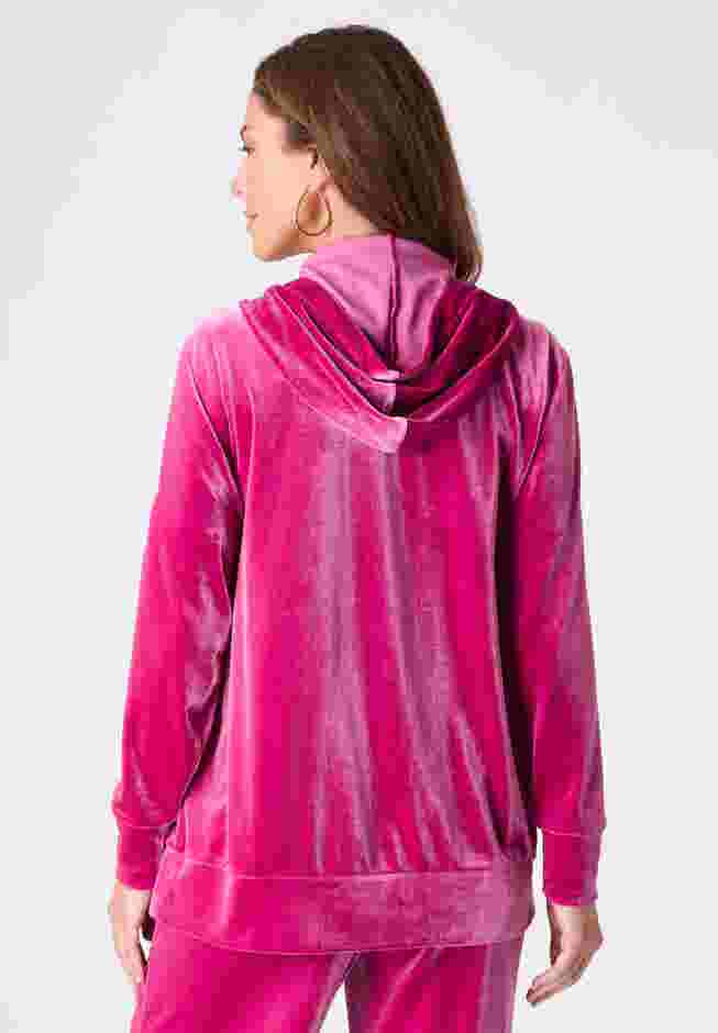 Velour Hoodie And Jogger Set image number 1