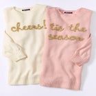 Embroidered Metallic Sweater image number null