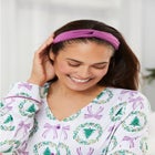 Dreams & Co.® V-Neck Pajama & Headband Set image number null