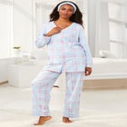 Dreams & Co.® V-Neck Pajama & Headband Set image number null