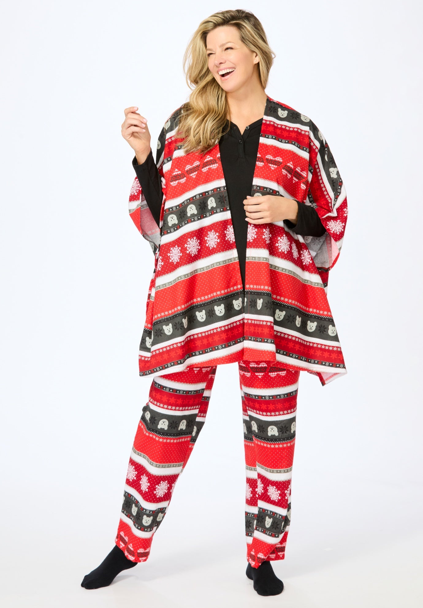 Dreams & Co.® 4-Piece Pajama Set image number 5