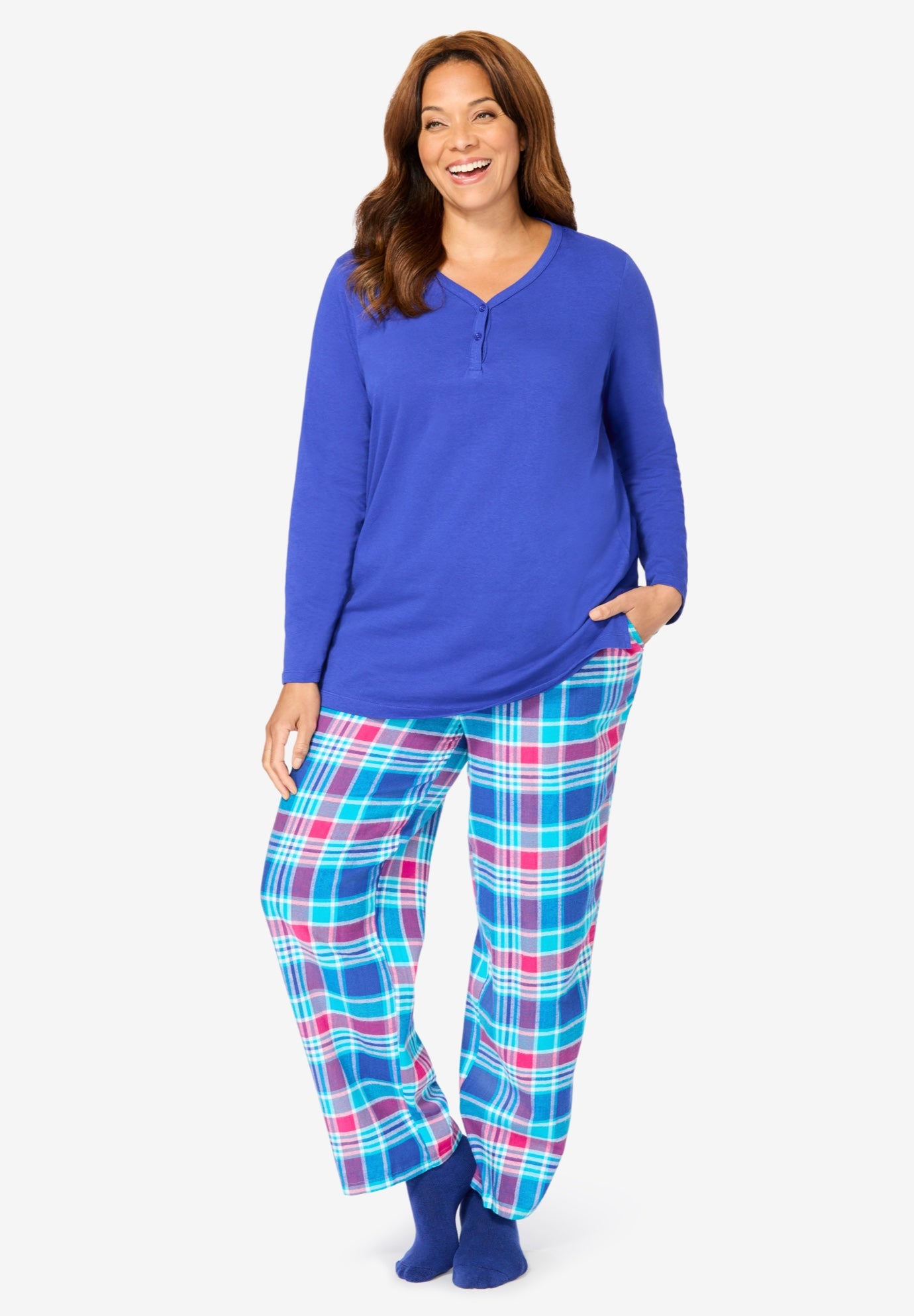 Dreams & Co.® 4-Piece Pajama Set image number 3