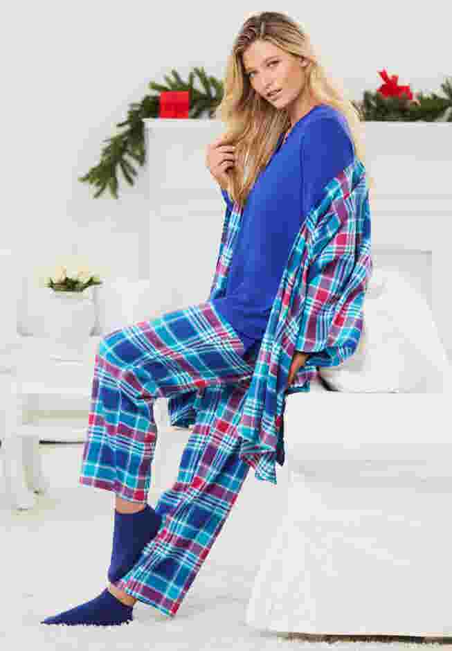 Dreams & Co.® 4-Piece Pajama Set image number 6
