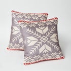 Printed Fall Pillows, Set of 2 image number null