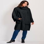 Detachable Fringe Scarf Coat image number null