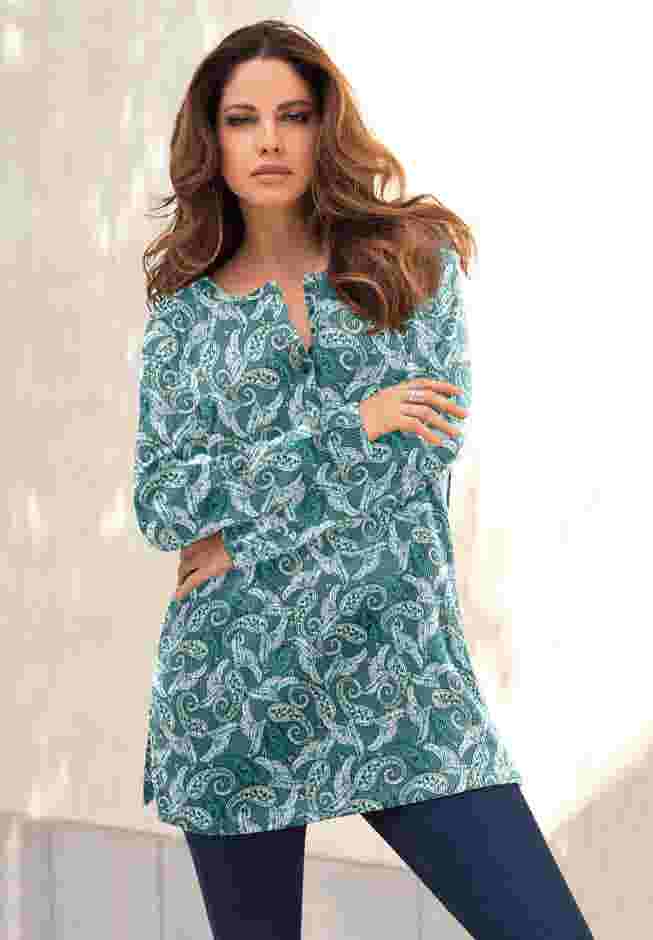 Thermal Henley Tunic image number 4