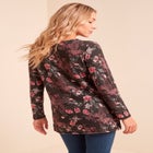 Plus Size Knit Thermal Henley Top &ndash; Long Sleeve image number 1