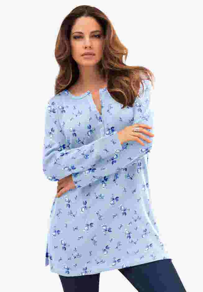 Thermal Henley Tunic image number 0