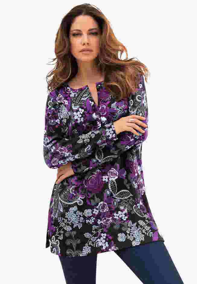 Thermal Henley Tunic image number 0