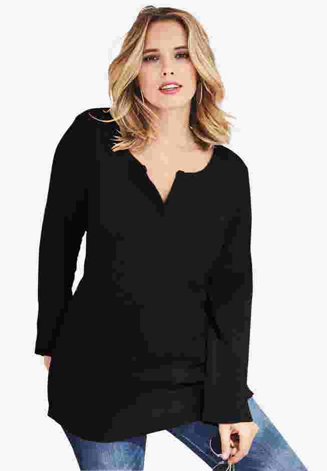 Thermal Henley Tunic image number 0