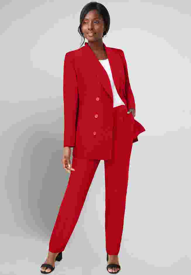 2-Piece Double-Breasted Pantsuit image number 0