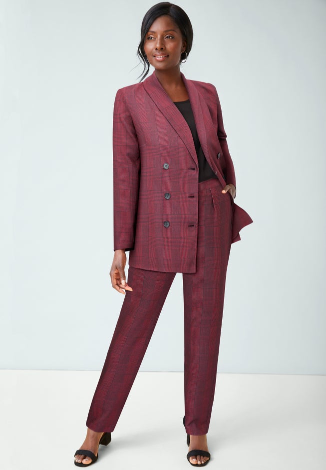 2-Piece Double-Breasted Pantsuit image number 0