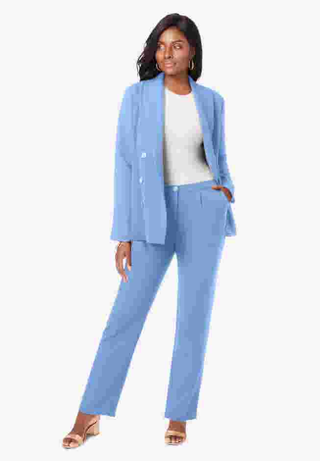 2-Piece Double-Breasted Pantsuit image number 0