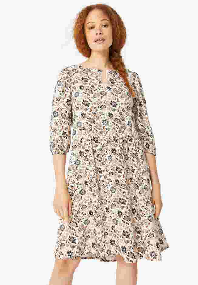 Keyhole A-line Dress image number 0