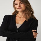 Long Button Front Cardigan image number null