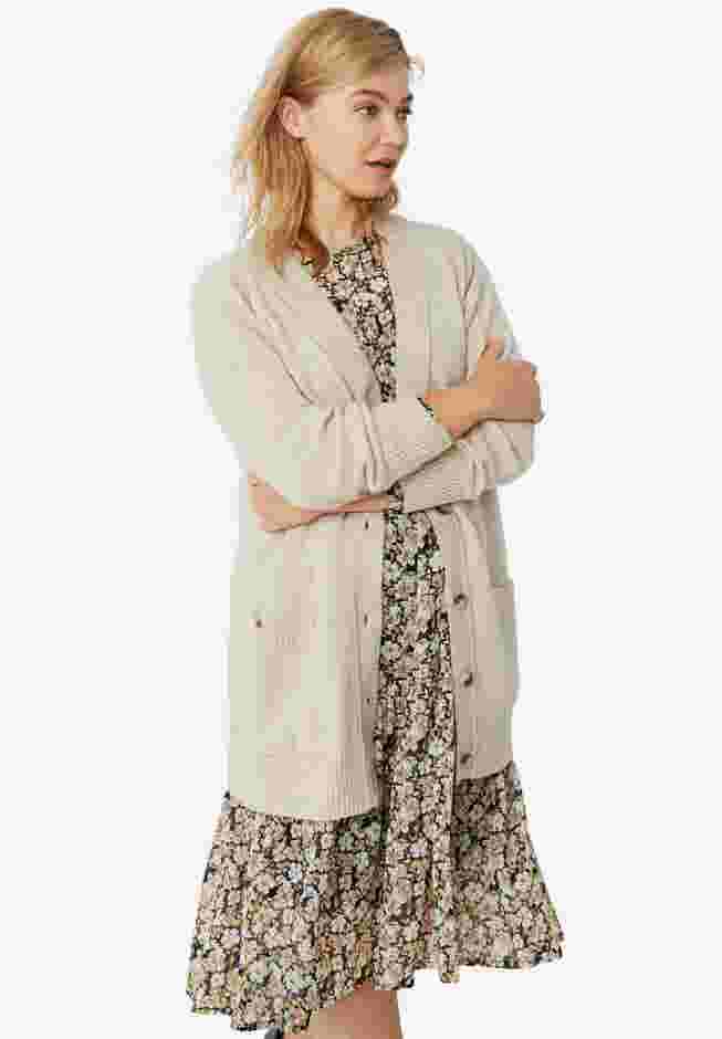 Sheer Overlay Tiered Dress image number 2