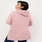 French Terry Zip-Front Hoodie With Zip Pockets image number null