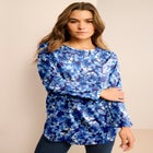 Plus Size Cotton Ultimate Long Sleeve Crewneck Tee image number null