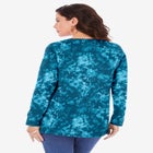 Plus Size Cotton Ultimate Long Sleeve Crewneck Tee image number null