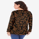 Plus Size Cotton Ultimate Long Sleeve Crewneck Tee image number null