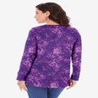 Plus Size Cotton Ultimate Long Sleeve Crewneck Tee image number null