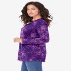 Plus Size Cotton Ultimate Long Sleeve Crewneck Tee image number null