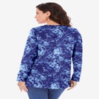 Plus Size Cotton Ultimate Long Sleeve Crewneck Tee image number null