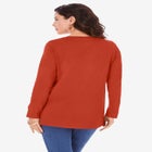 Plus Size Cotton Ultimate Long Sleeve Crewneck Tee image number null