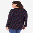 Plus Size Cotton Ultimate Long Sleeve Crewneck Tee image number null