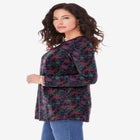 Plus Size Cotton Ultimate Long Sleeve Crewneck Tee image number null