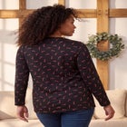 Plus Size Ultimate Cotton Crewneck Long Sleeve Tee image number 1