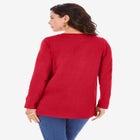 Plus Size Cotton Ultimate Long Sleeve Crewneck Tee image number null