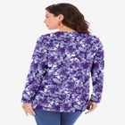 Plus Size Cotton Ultimate Long Sleeve Crewneck Tee image number null