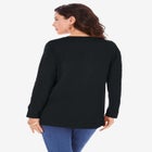 Plus Size Cotton Ultimate Long Sleeve Crewneck Tee image number null