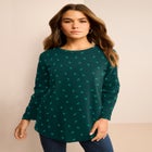 Plus Size Cotton Ultimate Long Sleeve Crewneck Tee image number null