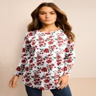 Plus Size Ultimate Cotton Crewneck Long Sleeve Tee image number 0