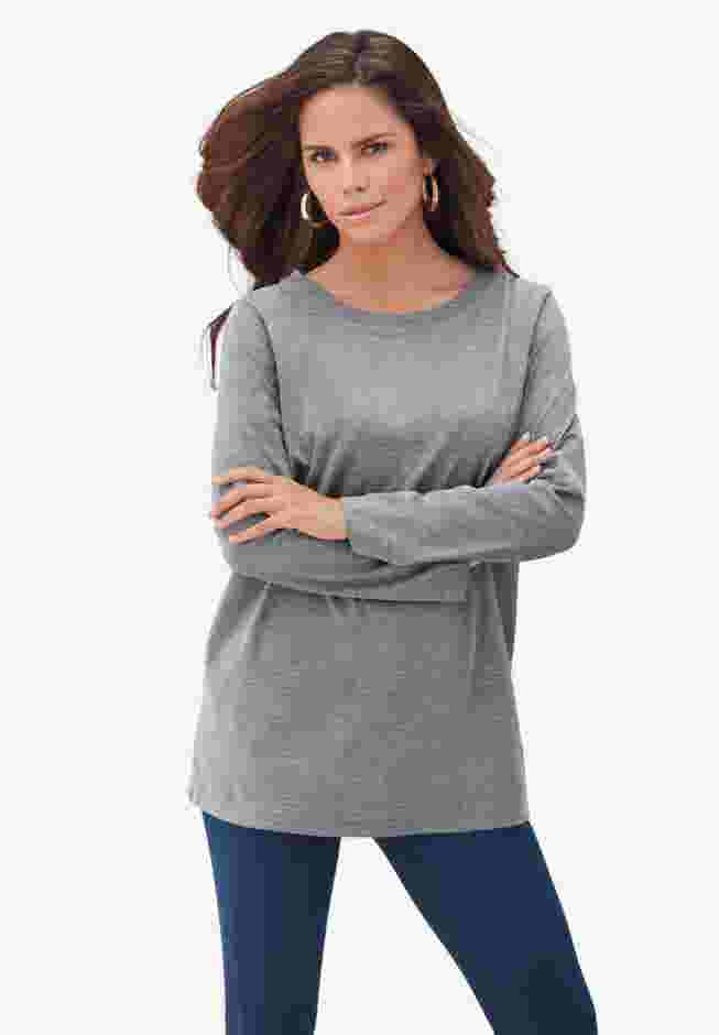 Ultimate Long Sleeve Crewneck Tee image number 0