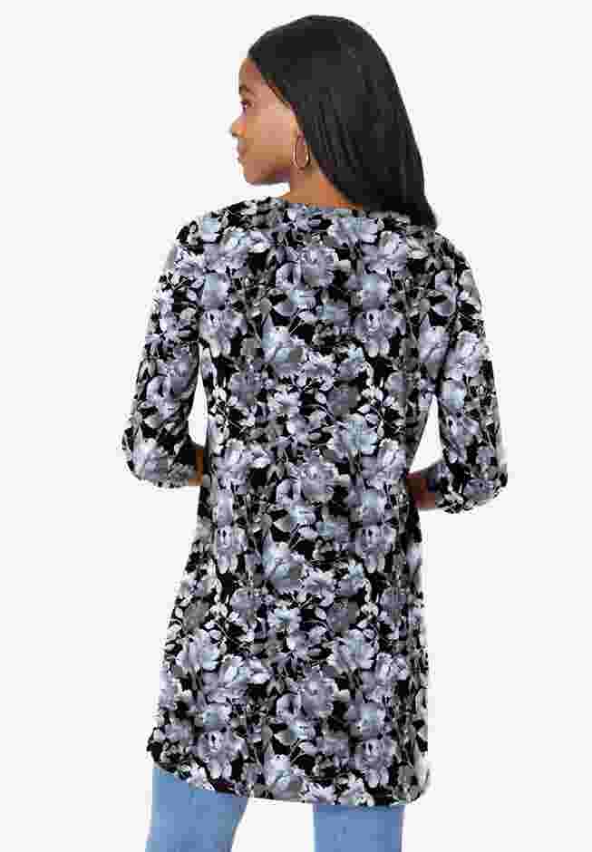 Ultimate Long Sleeve V Neck Tunic image number 1