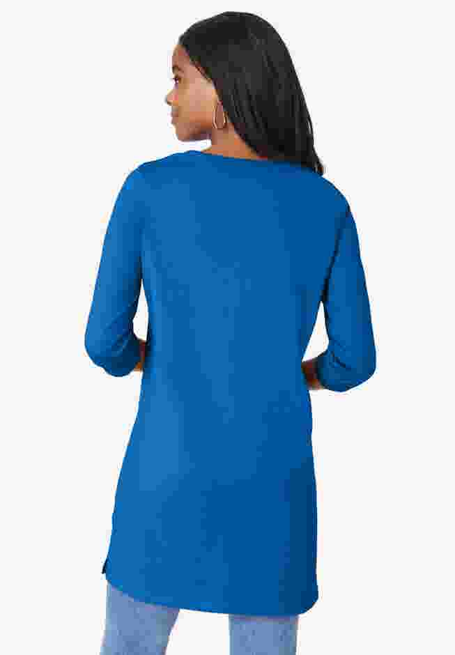 Ultimate Long Sleeve V Neck Tunic image number 1