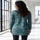 Plus Size Cotton Ultimate Long Sleeve V-Neck Tunic image number null