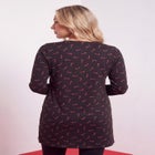 Plus Size Cotton Ultimate Long Sleeve V-Neck Tunic image number 1