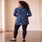 Plus Size Cotton Ultimate Long Sleeve V-Neck Tunic image number 1
