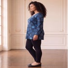 Plus Size Cotton Ultimate Long Sleeve V-Neck Tunic image number 2